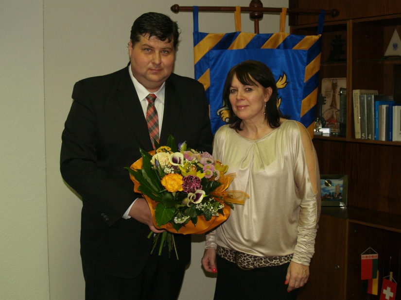 Primátor slávnostne prijal držiteľku medaily sv. Gorazda