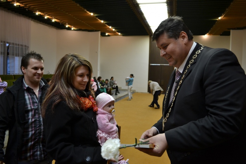 Primátor vítal nových občanov mesta Vranov nad Topľou