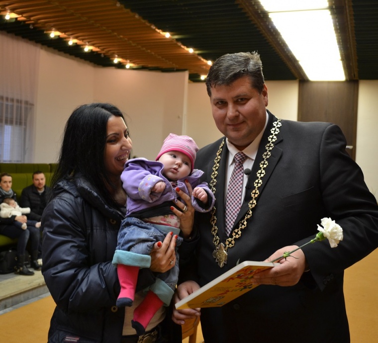 Primátor vítal nových občanov mesta Vranov nad Topľou