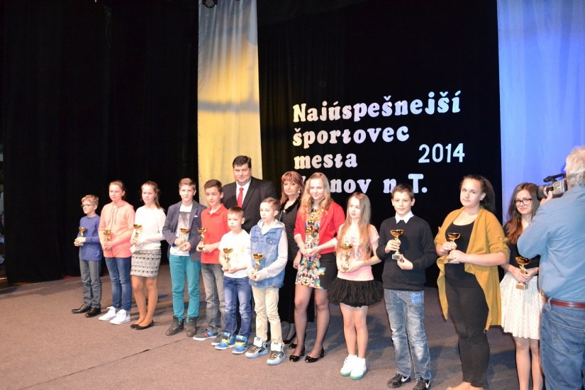 Najúspešnejší športovci a najúspešnejšie kolektívy mesta Vranov nad Topľou za rok 2014