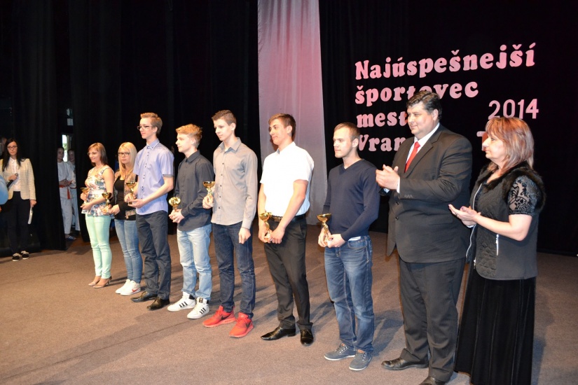 Najúspešnejší športovci a najúspešnejšie kolektívy mesta Vranov nad Topľou za rok 2014
