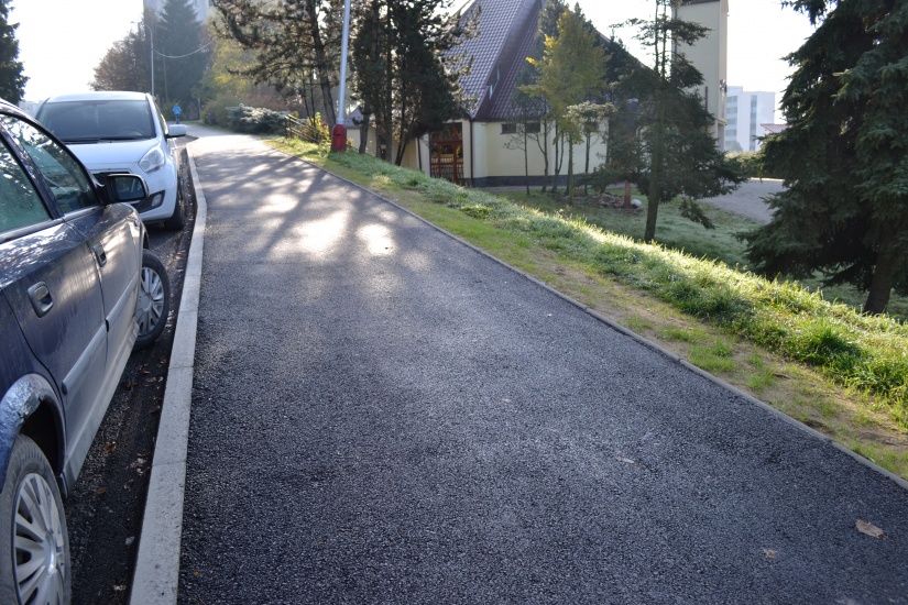 Chodník na Okulke po zrealizovaní opravy