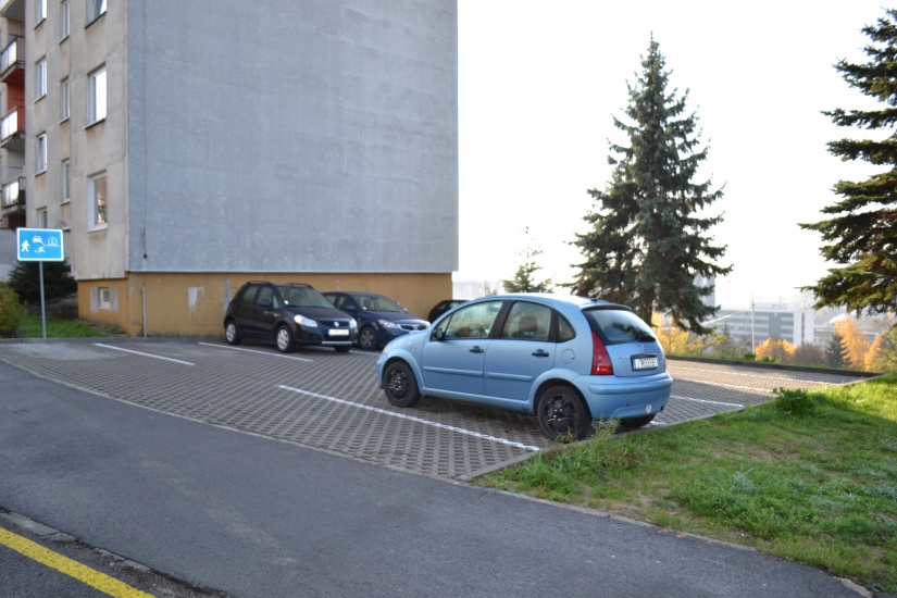 Spevnená plocha na Okulke po zrealizovaní opravy