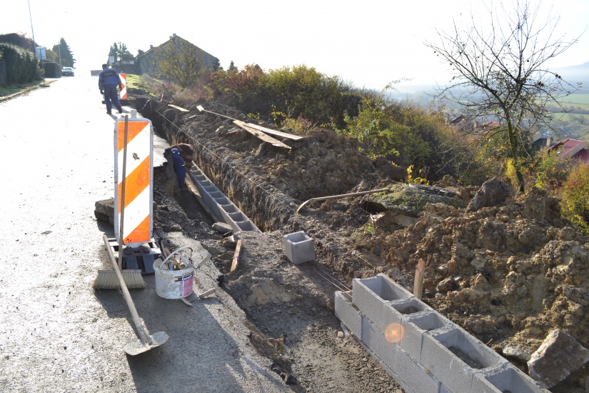 Oprava havarijného stavu na Viniciach