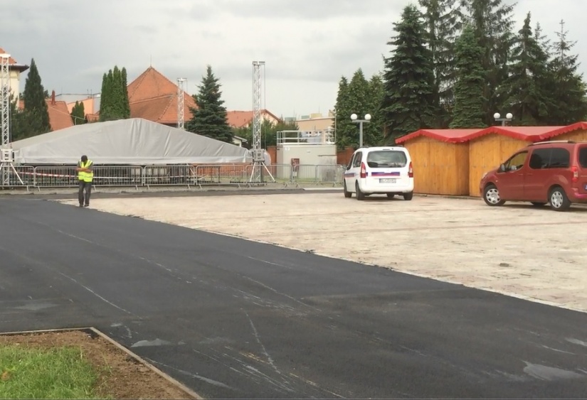 Chodník pri dome kultúry po oprave