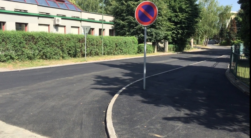 Cesta na Kalinčiakovej ulici po oprave