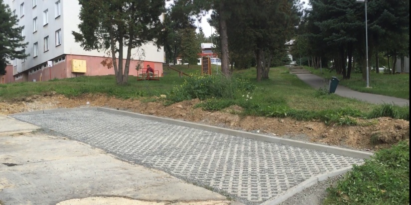 Plocha na Sídlisku 1.mája pri BD I po úprave