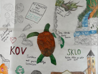 Časť plagátu žiakov Základnej školy Juh