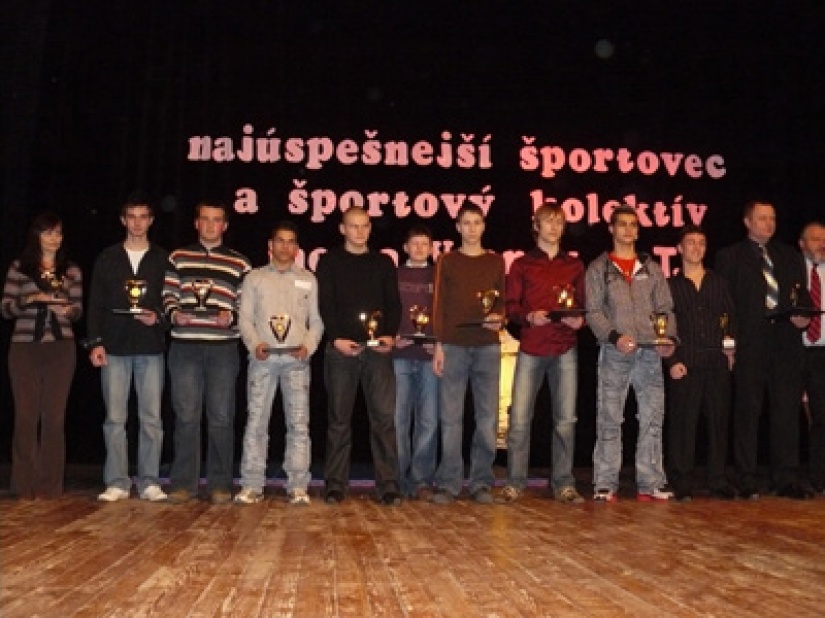 Najúspešnejší športovci mesta Vranov nad Topľou za rok 2007 - dorastenecká kategória