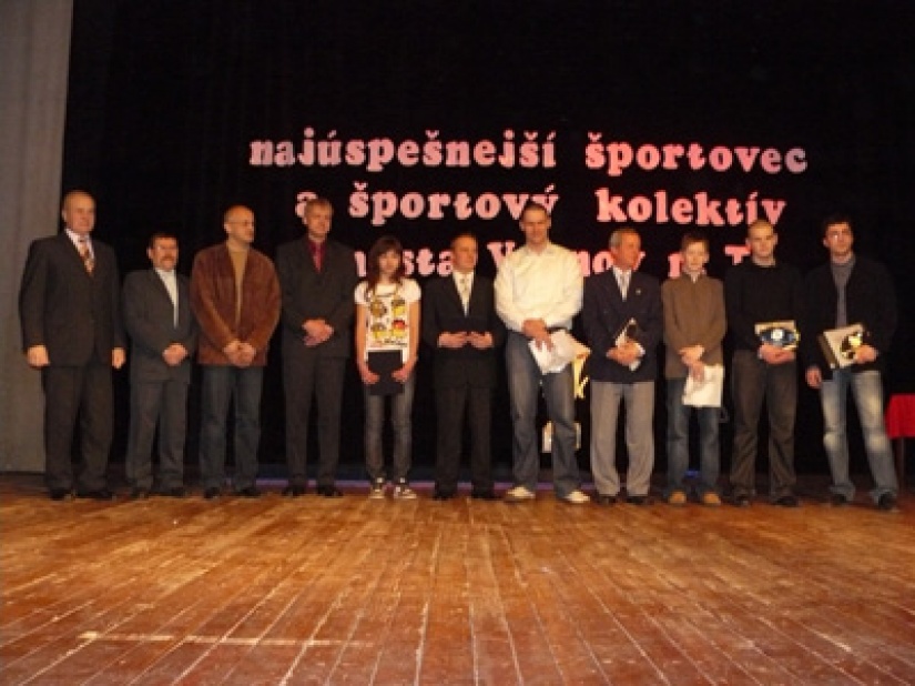 Najúspešnejšie športové kolektívy mesta Vranov nad Topľou za rok 2007
