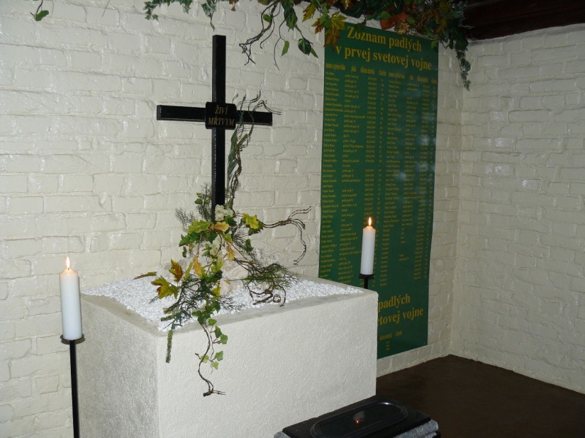 Kaplnka na pamiatku padlým v 1. a v 2. svetovej vojne
