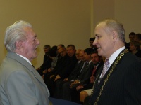 Ocenenie preberá Mikuláš Horváth