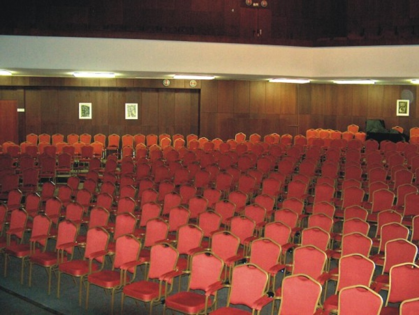 Dom kultúry - estrádna sála pred modernizáciou