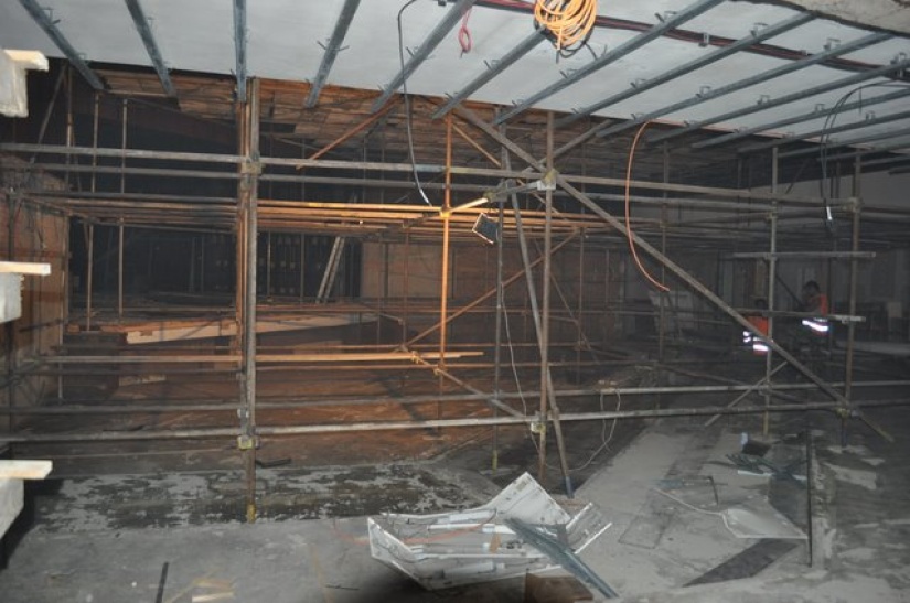 Dom kultúry - estrádna sála počas obnovy