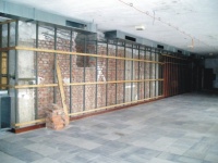 Dom kultúry - foyer vpravo počas obnovy