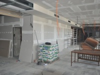 Dom kultúry - foyer vpravo počas obnovy