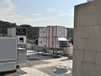 Dom kultúry - inštalácia klimatizačných jednotiek na streche