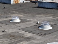 Dom kultúry - inštalácia svetlovodov na streche