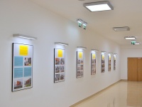 Galária projektových aktivít -chodba DK